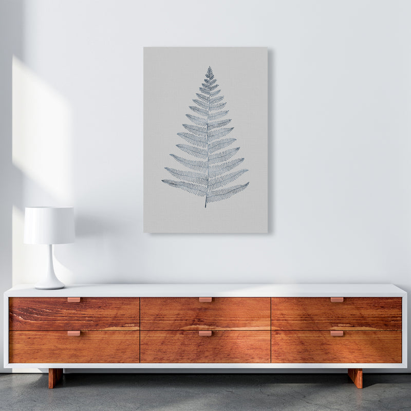Botanica Minimalistica - GREY Modern Art Print by Kubistika A1 Canvas