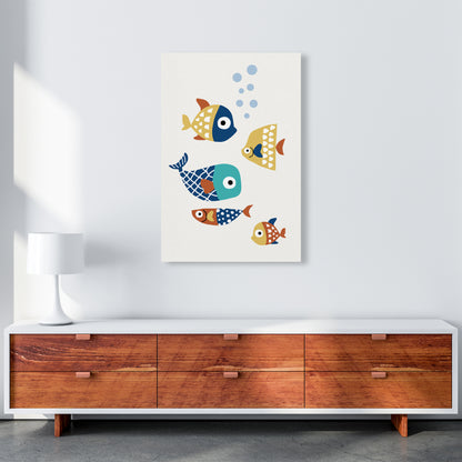 Little Friends Childrens Nursery Art Print by Kubistika A1 Canvas