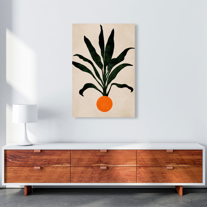 Pumpkin Portrait Art Print by Kubistika A1 Canvas