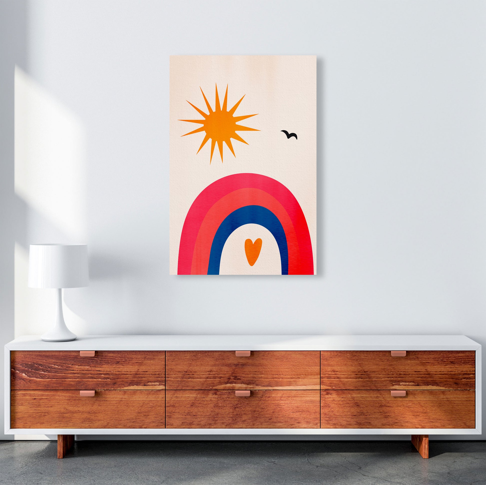 Happy Days! Art Print by Kubistika A1 Canvas