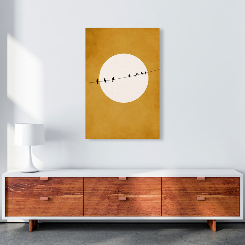 Chirping And Chilling (At Night) Art Print by Kubistika A1 Canvas