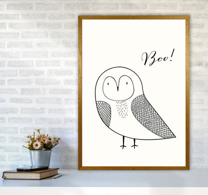 Boo Nursery Animal Art Print by Kubistika A1 Print Only