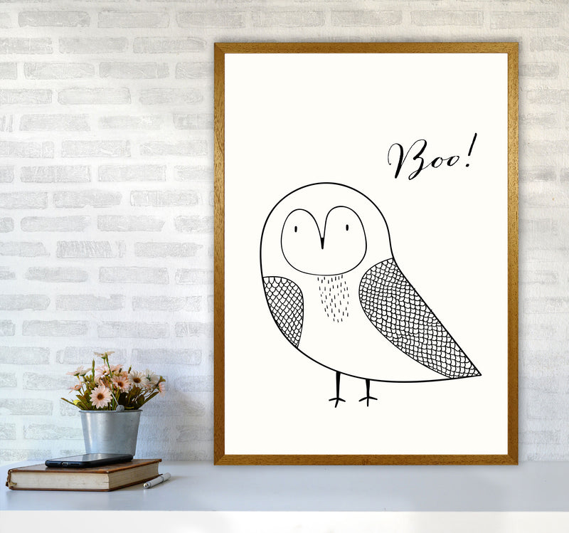 Boo Nursery Animal Art Print by Kubistika A1 Print Only
