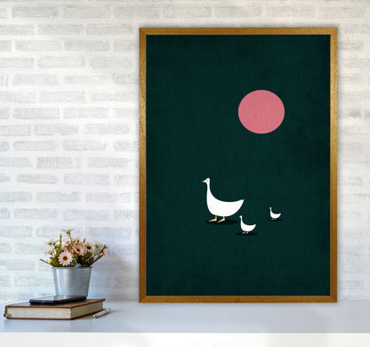 Sunny Side Of Life Contemporary Art Print by Kubistika A1 Print Only