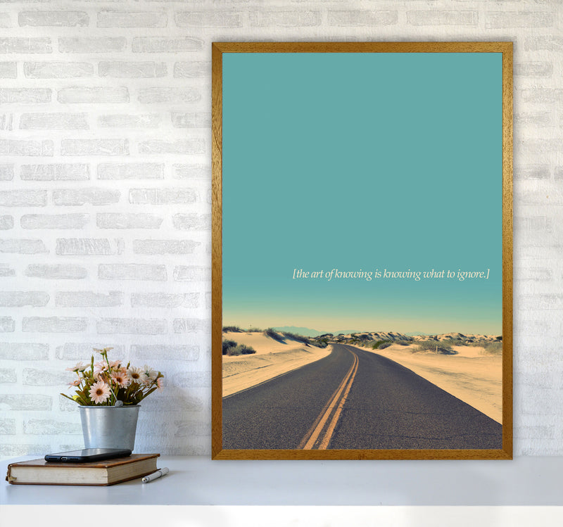 The Art Of Knowing Landscape Contemporary Art Print by Kubistika A1 Print Only
