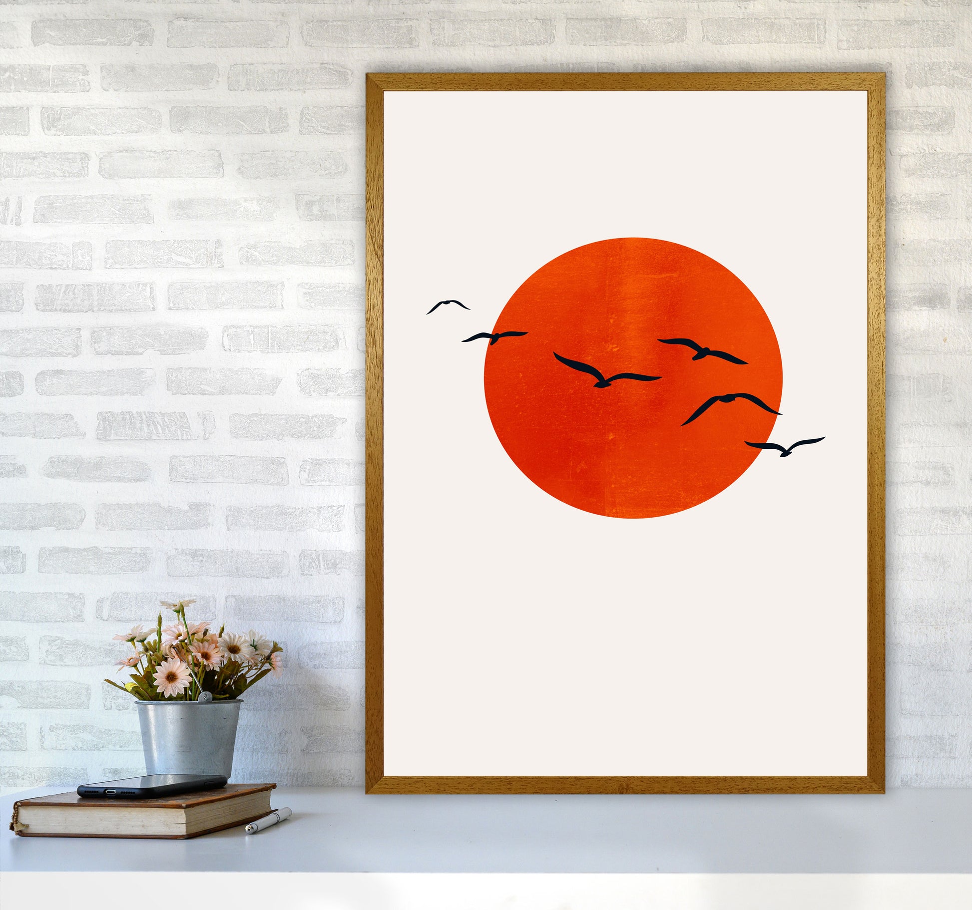 A Beautiful Day Modern Contemporary Art Print by Kubistika A1 Print Only