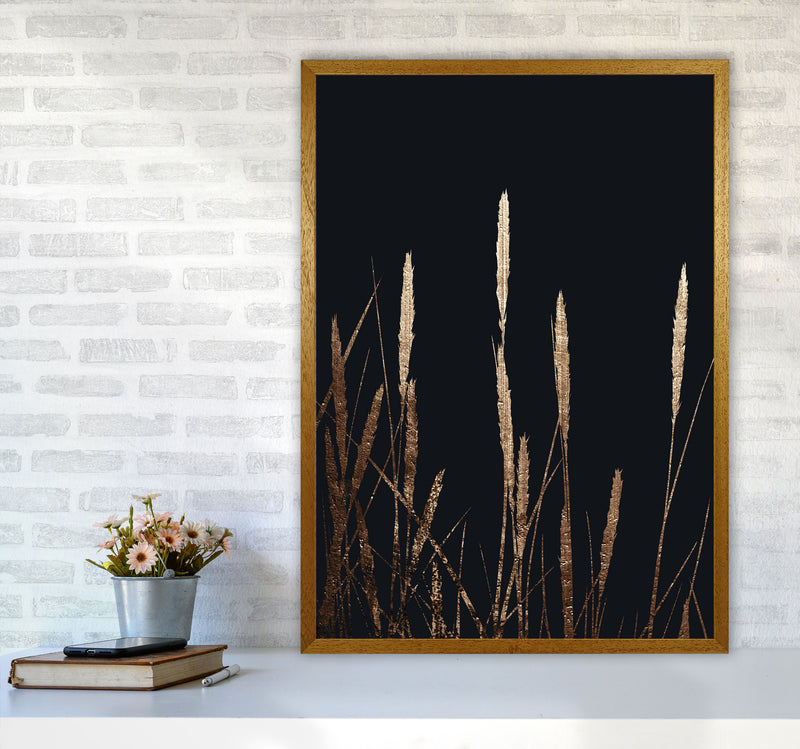 Golden Fields In The Dark Art Print by Kubistika A1 Print Only