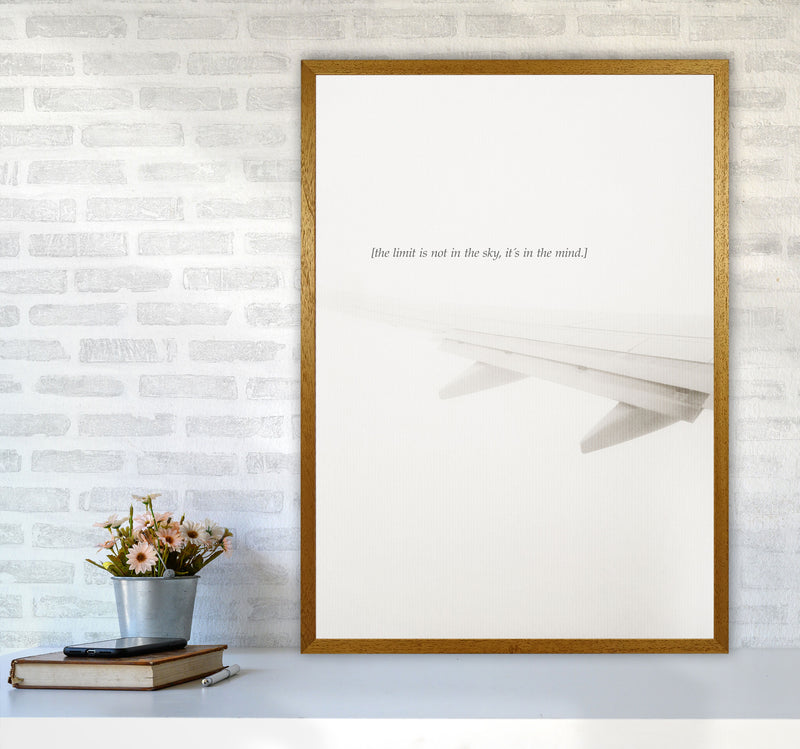 No Limits Quote Contemporary Art Print by Kubistika A1 Print Only
