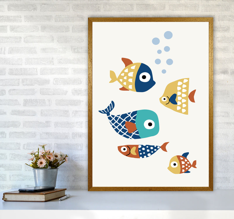 Little Friends Childrens Nursery Art Print by Kubistika A1 Print Only