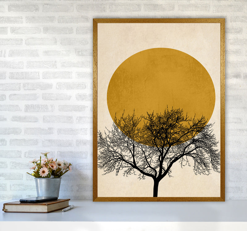 A Beautiful Winter Morning Modern Contemporary Art Print by Kubistika A1 Print Only