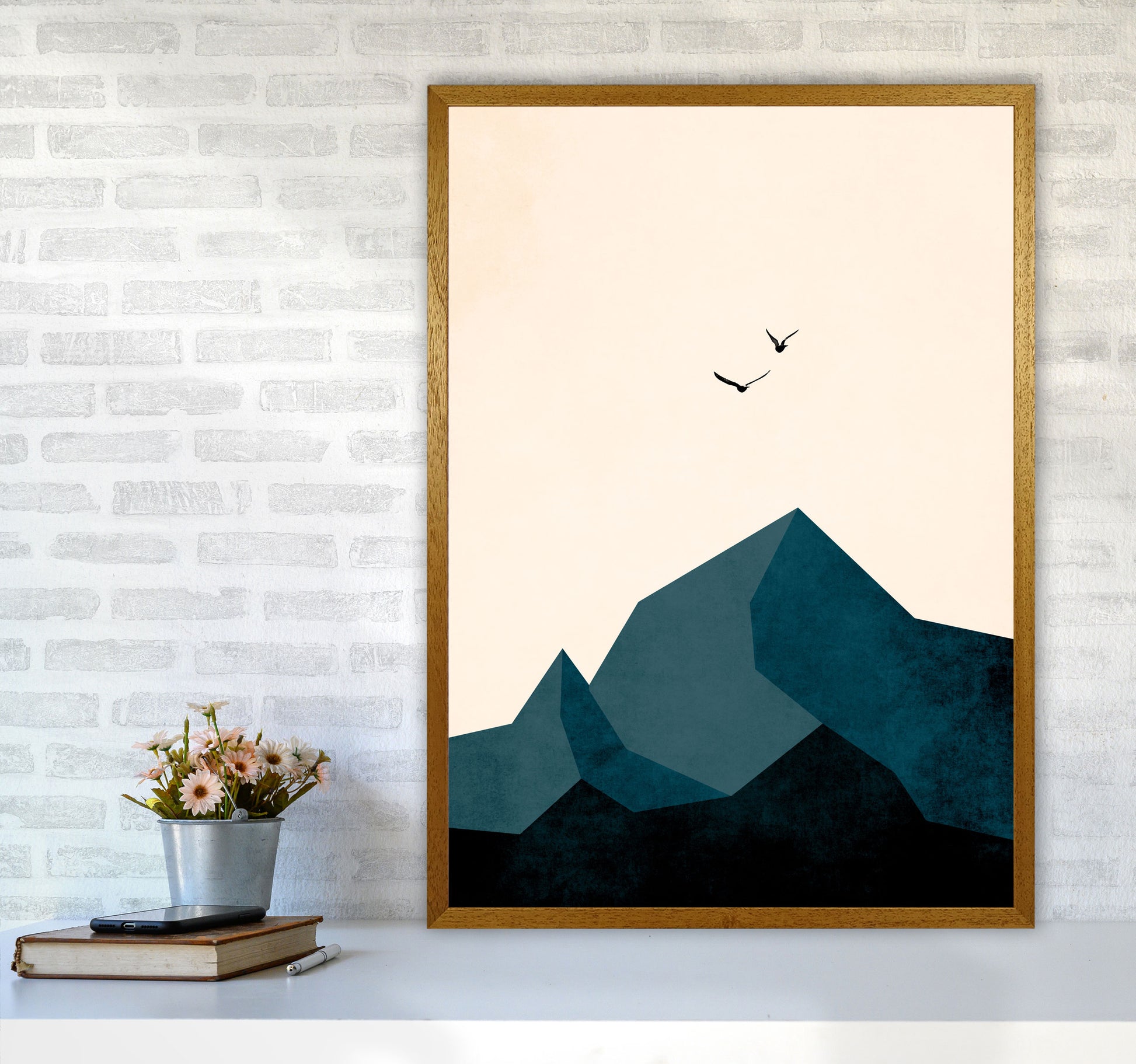 Zugspitze ZWEI Art Print by Kubistika A1 Print Only