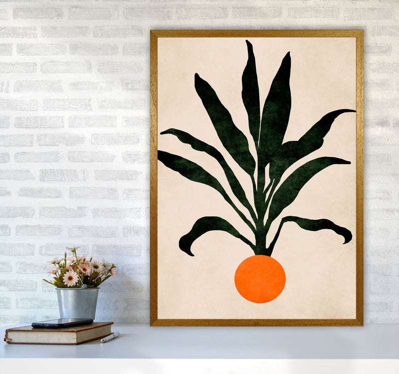 Pumpkin Portrait Art Print by Kubistika A1 Print Only