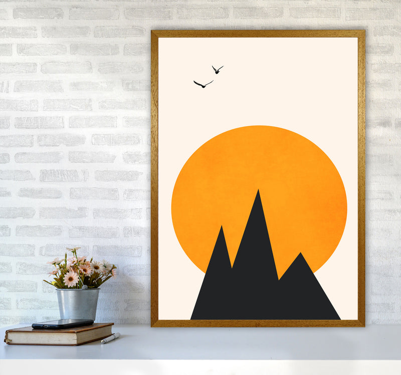 Les Alpes Art Print by Kubistika A1 Print Only