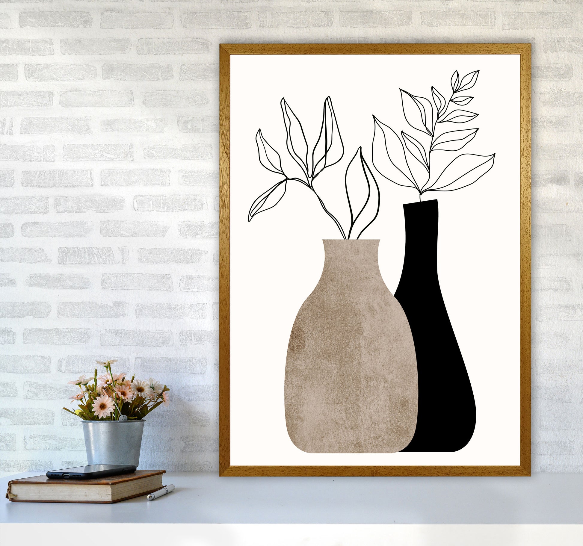 Gris En Gris Art Print by Kubistika A1 Print Only