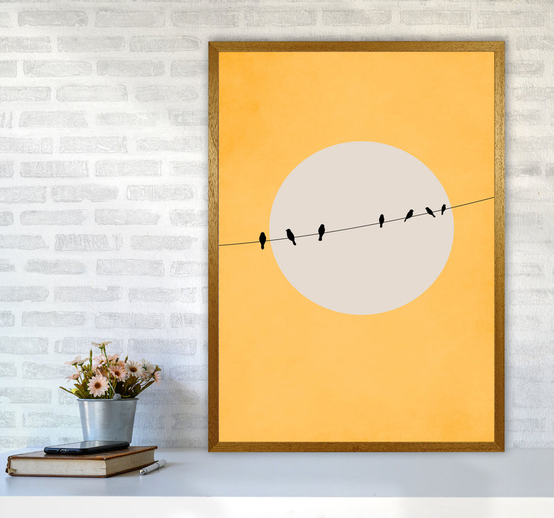 Chirping And Chilling (At Day) Art Print by Kubistika A1 Print Only