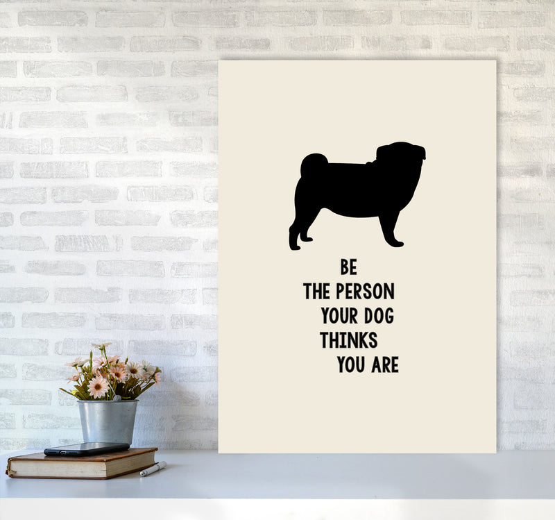 Be Kind Quote Art Print by Kubistika A1 Black Frame