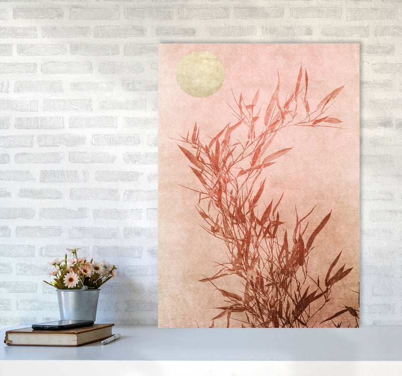 Sentimental Touch Contemporary Art Print by Kubistika A1 Black Frame