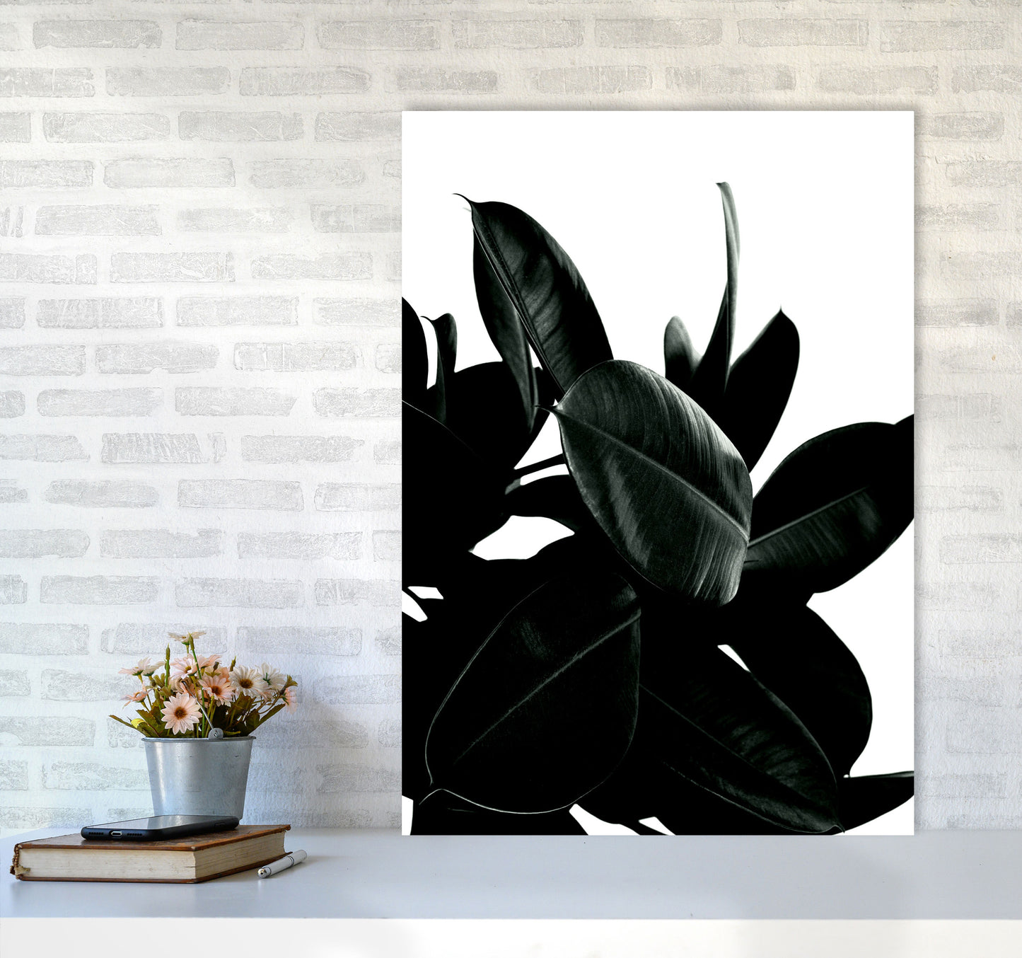 Dark Tree Photography Art Print by Kubistika A1 Black Frame