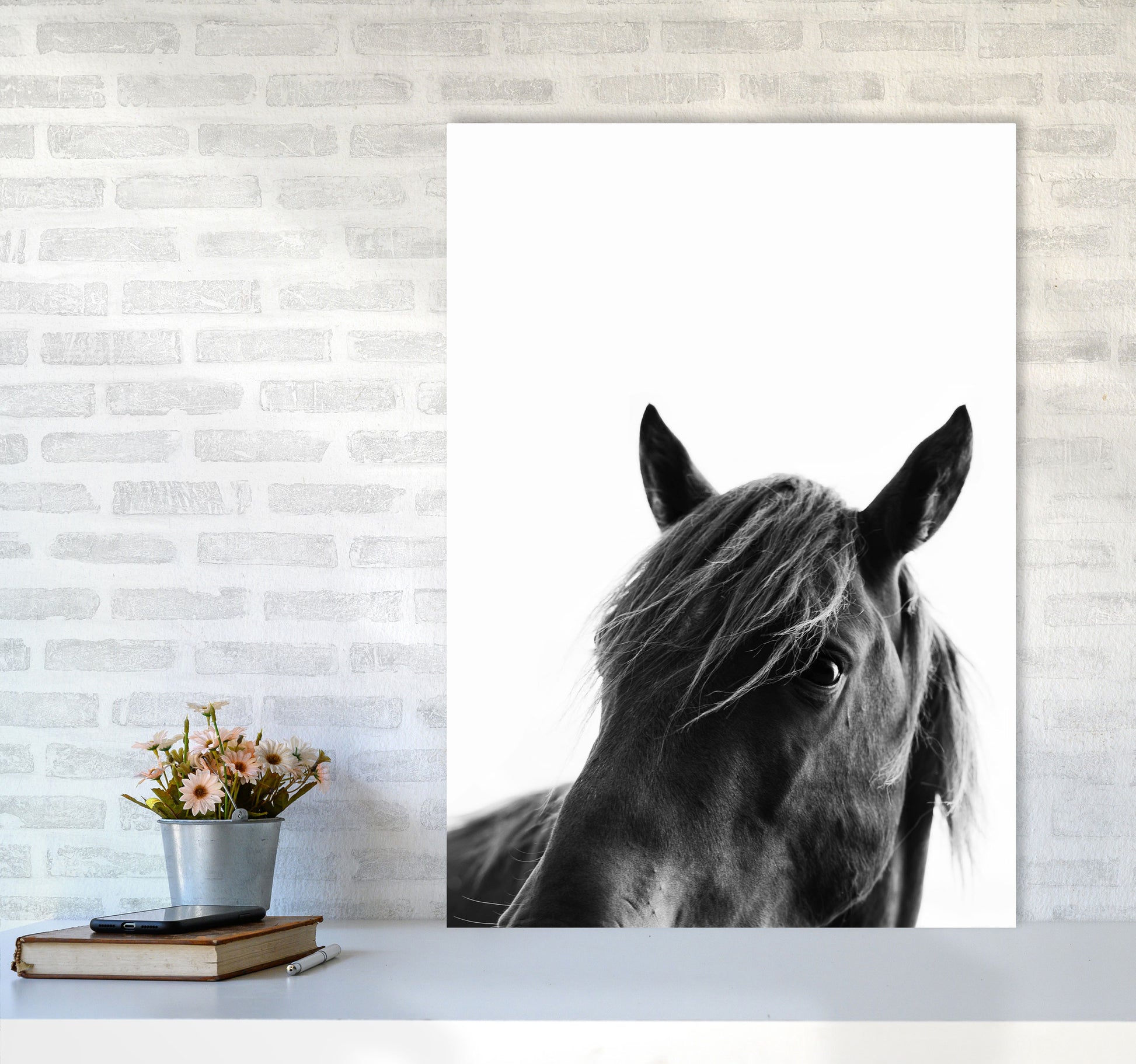 Black Beauty Photography Art Print by Kubistika A1 Black Frame