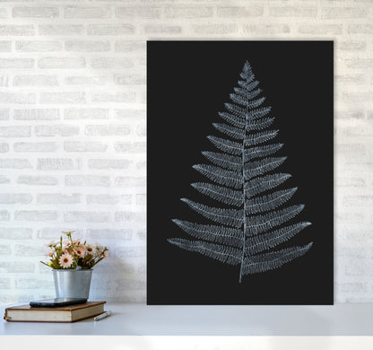 Botanica Minimalistica - BLEU Modern Art Print by Kubistika A1 Black Frame
