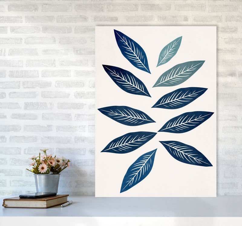 Winter Bouquet Art Print by Kubistika A1 Black Frame