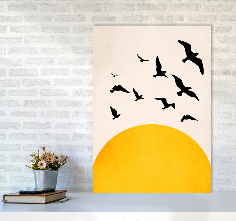Wings To Fly X Art Print by Kubistika A1 Black Frame