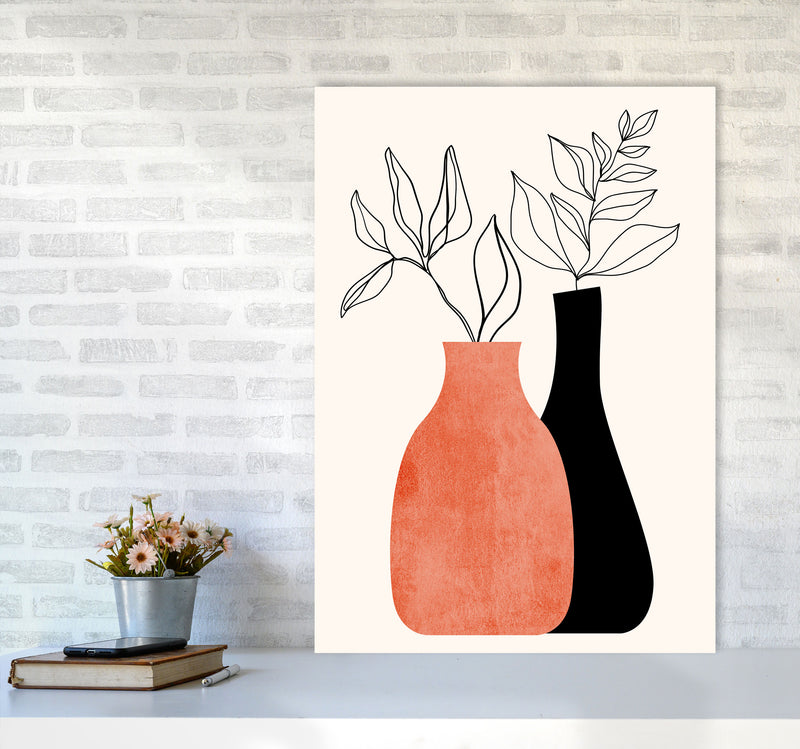 Madame & Monsieur Art Print by Kubistika A1 Black Frame