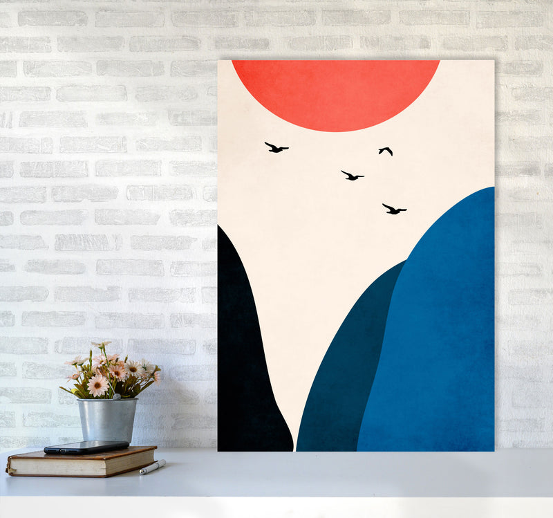 Innocent Days Art Print by Kubistika A1 Black Frame
