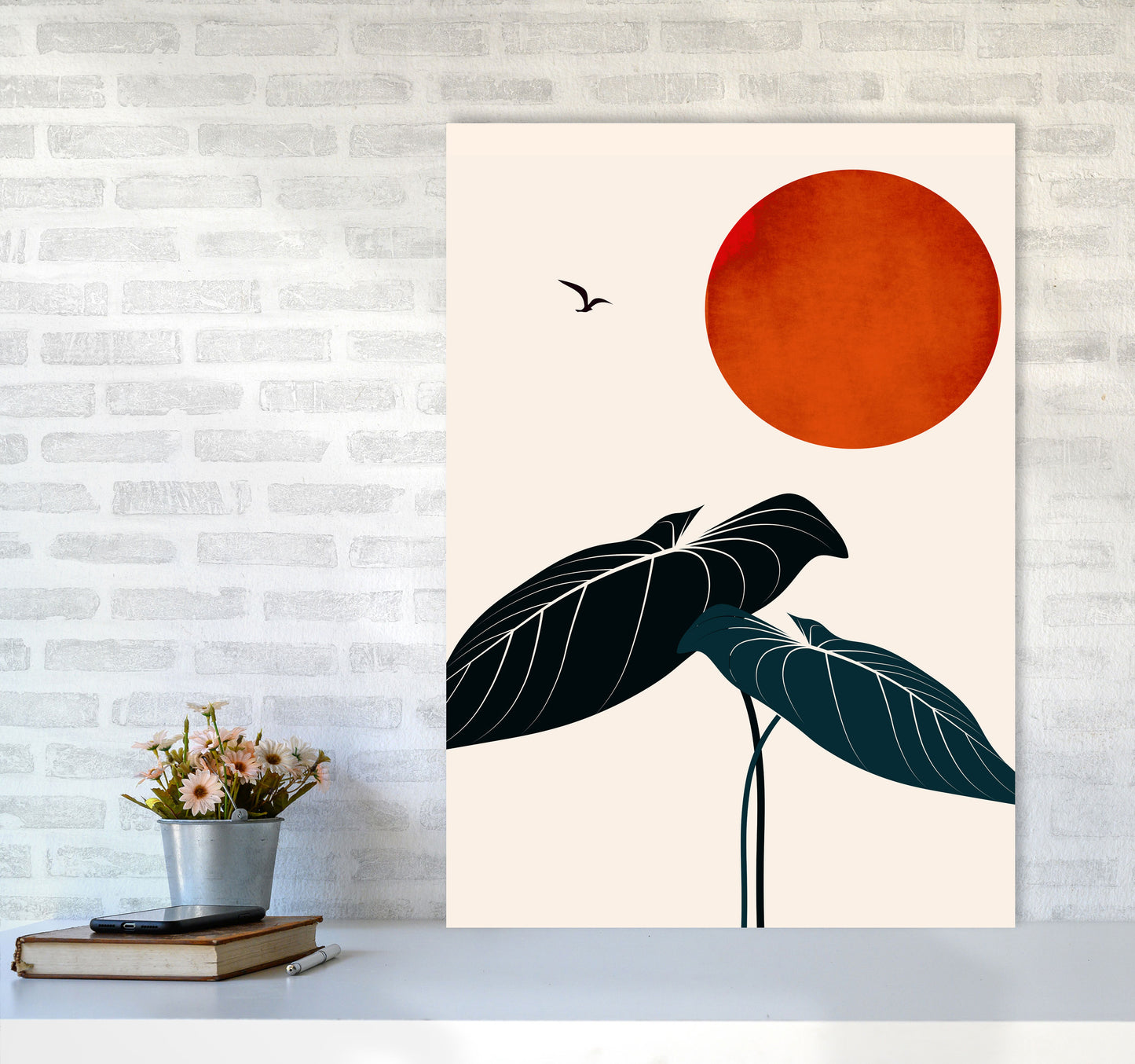 Dreaming At Night Art Print by Kubistika A1 Black Frame