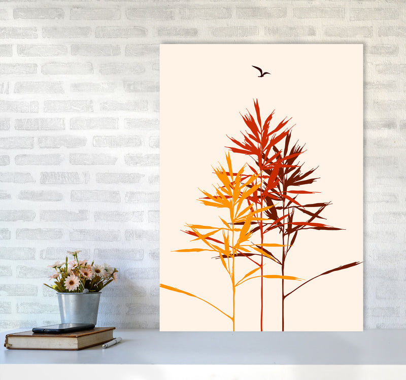 Above The Fields Art Print by Kubistika A1 Black Frame
