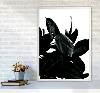 Dark Tree Photography Art Print by Kubistika A1 Oak Frame