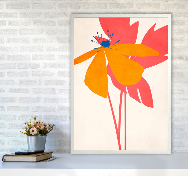 Thinking Of You  Y Art Print by Kubistika A1 Oak Frame