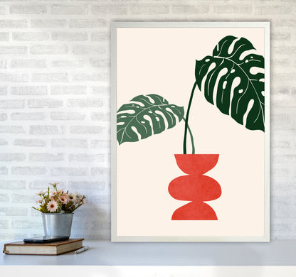 Sweet Days Y Art Print by Kubistika A1 Oak Frame