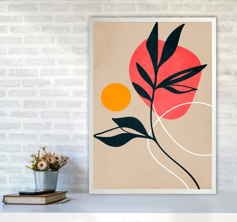 Memento Art Print by Kubistika A1 Oak Frame