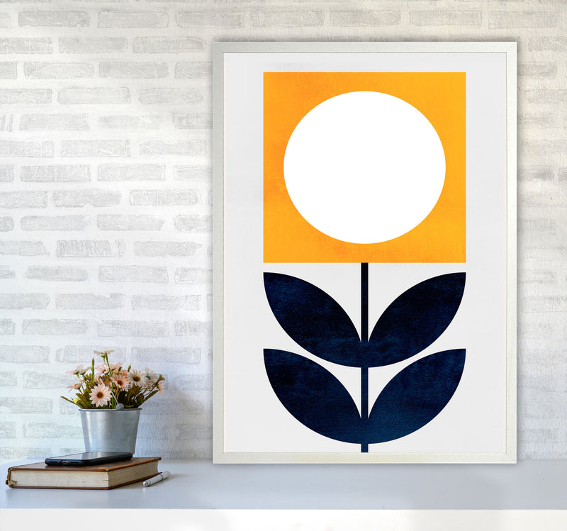 Little Miss Sunshine Art Print by Kubistika A1 Oak Frame