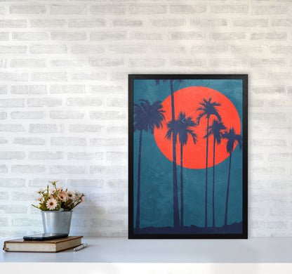 Cote d´Azur Photography Art Print by Kubistika A2 White Frame