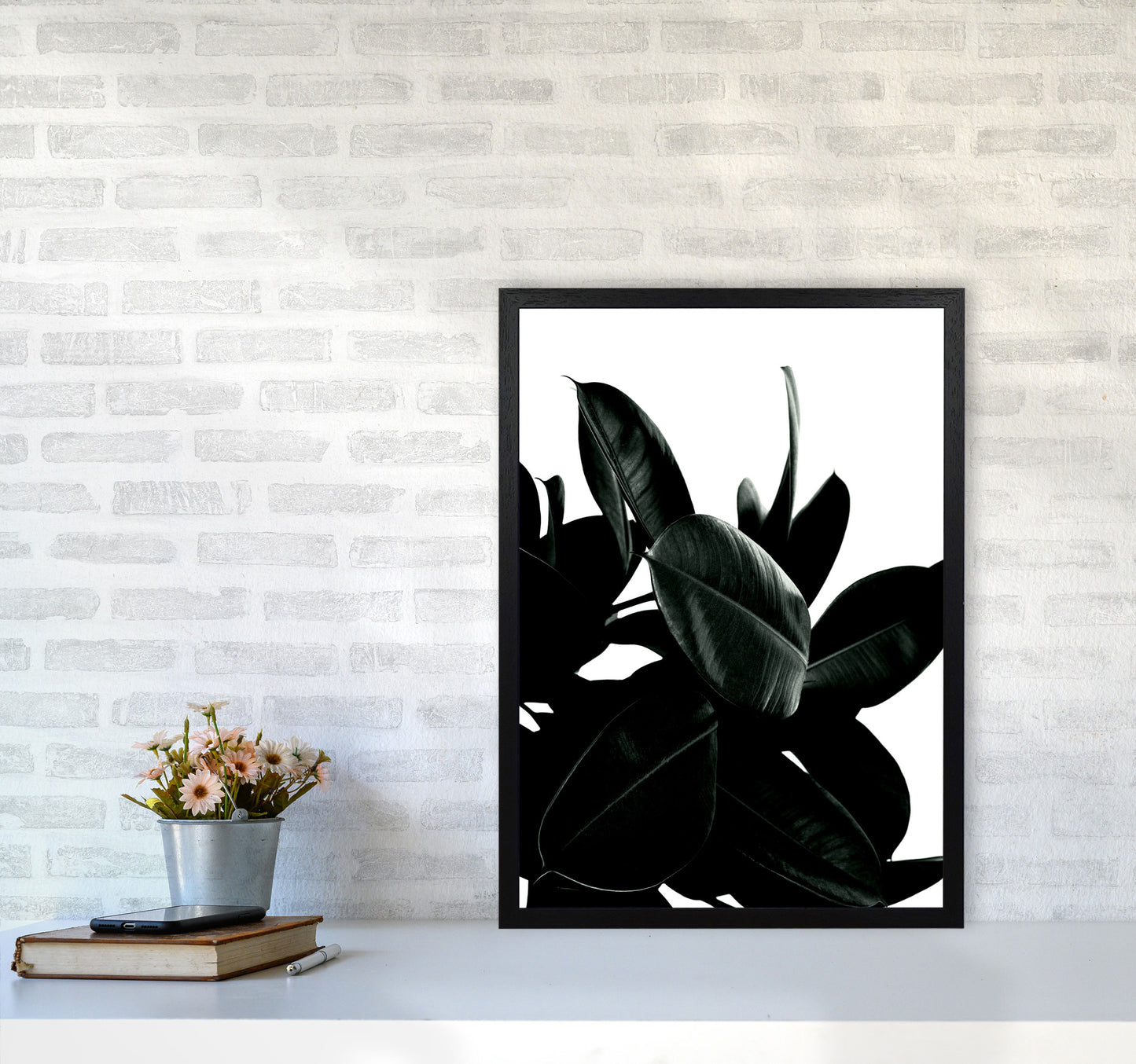 Dark Tree Photography Art Print by Kubistika A2 White Frame