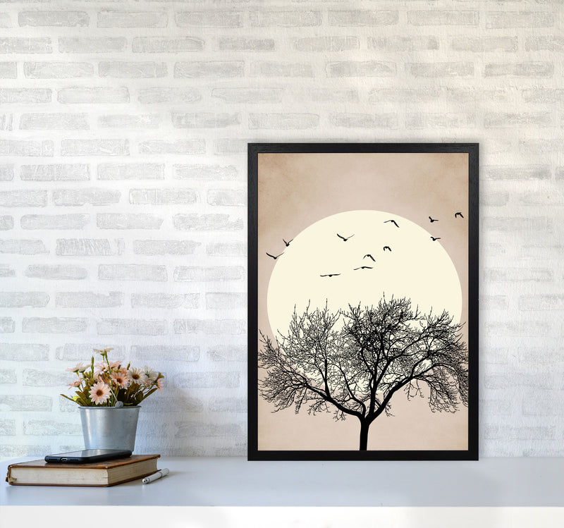 Dreamers - BRIGHT Contemporary Art Print by Kubistika A2 White Frame