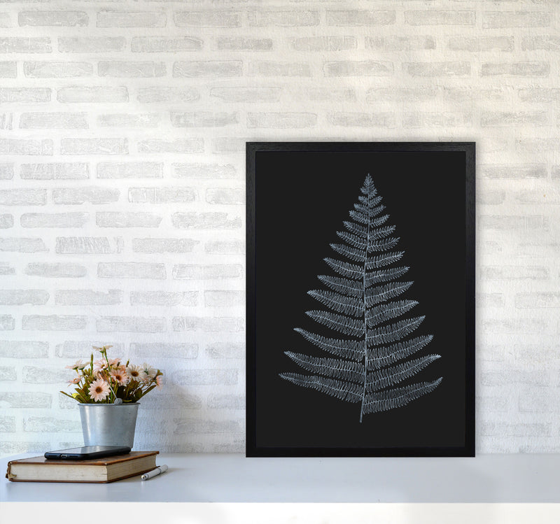Botanica Minimalistica - BLEU Modern Art Print by Kubistika A2 White Frame