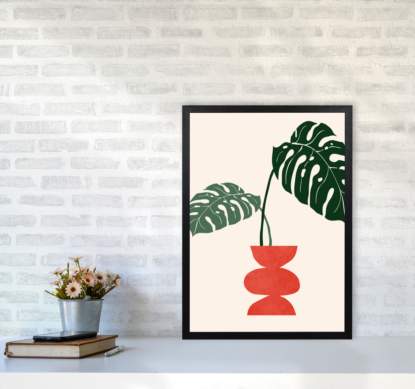 Sweet Days Y Art Print by Kubistika A2 White Frame