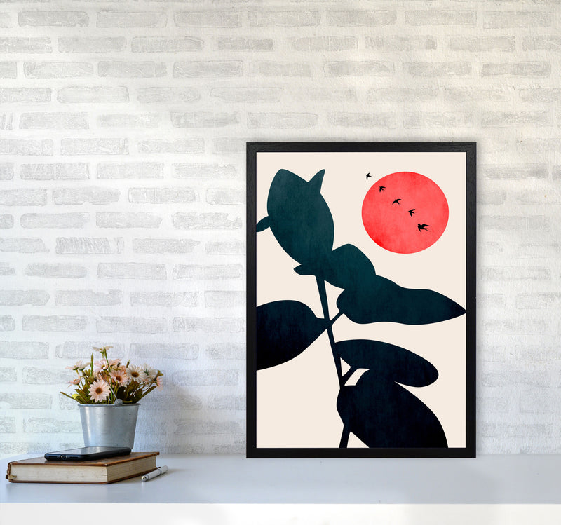Moonshine Memories Art Print by Kubistika A2 White Frame