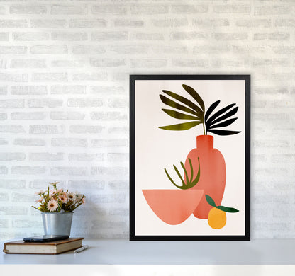 Juicy Lemon Art Print by Kubistika A2 White Frame