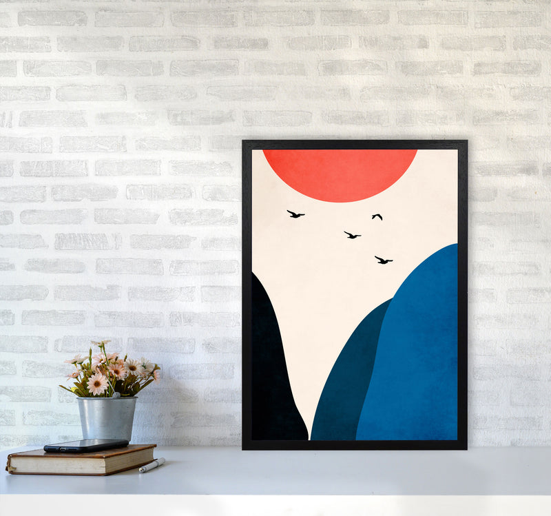 Innocent Days Art Print by Kubistika A2 White Frame
