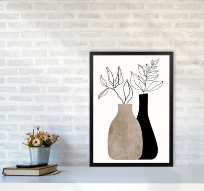 Gris En Gris Art Print by Kubistika A2 White Frame
