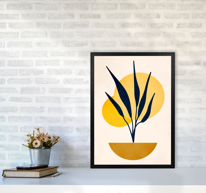 Copenhagen No.5 Art Print by Kubistika A2 White Frame