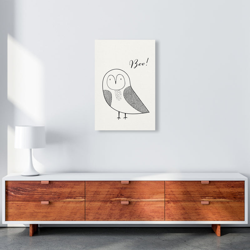 Boo Nursery Animal Art Print by Kubistika A2 Canvas