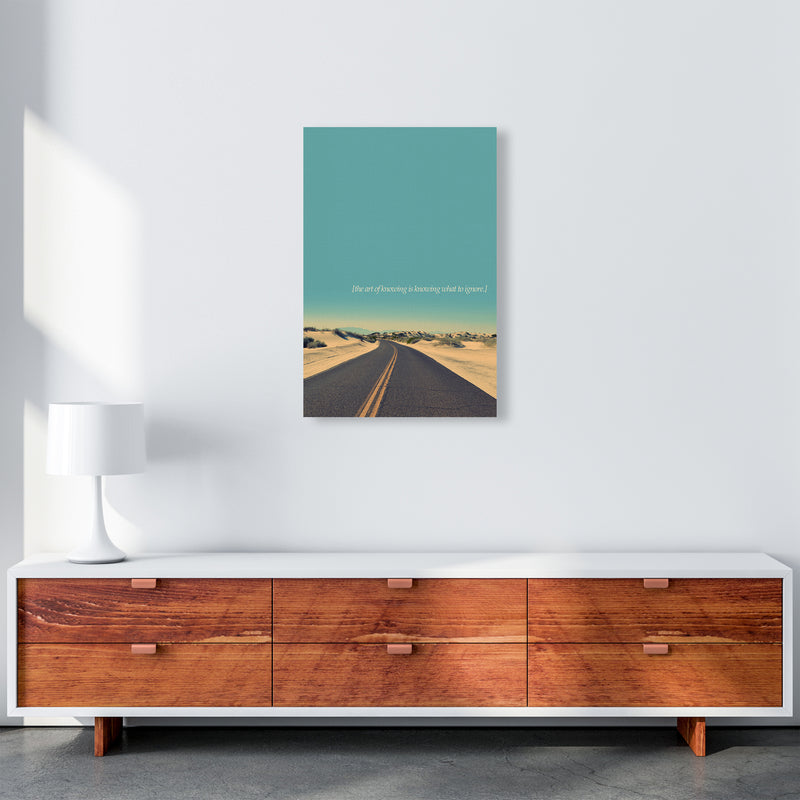 The Art Of Knowing Landscape Contemporary Art Print by Kubistika A2 Canvas