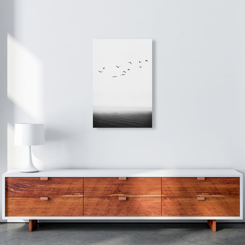 The Seaside Landscape Contemporary Art Print by Kubistika A2 Canvas