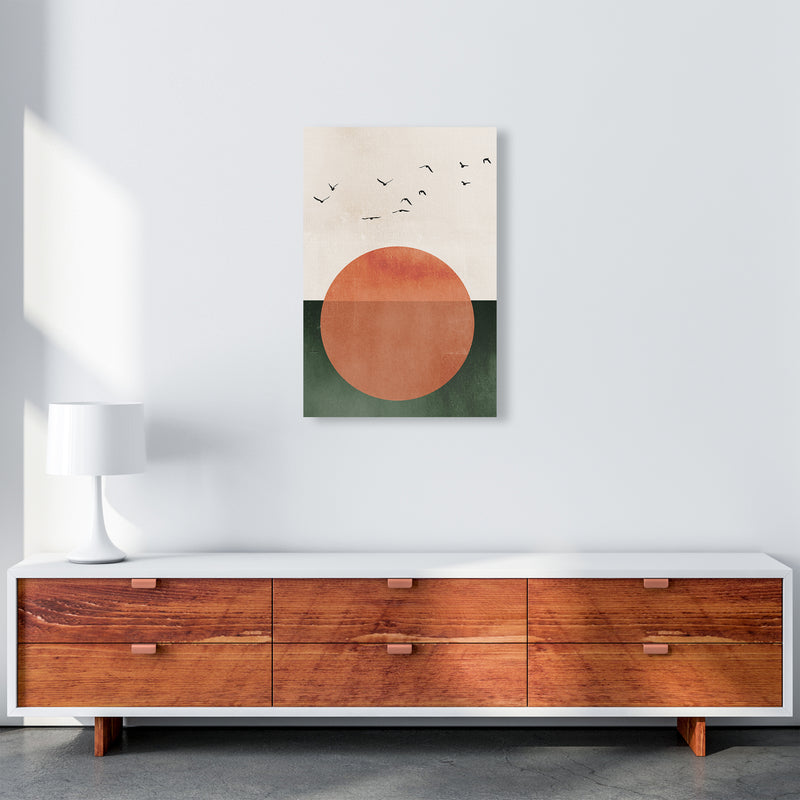 A Day At The Ocean  Modern Contemporary Art Print by Kubistika A2 Canvas