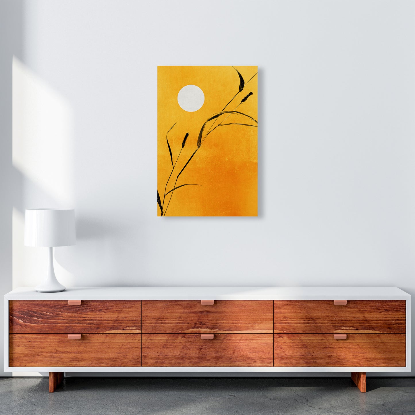 Sunny Days Contemporary Art Print by Kubistika A2 Canvas